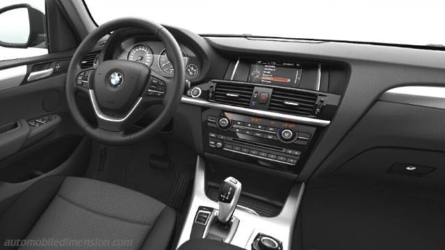 BMW X3 2014 dashboard