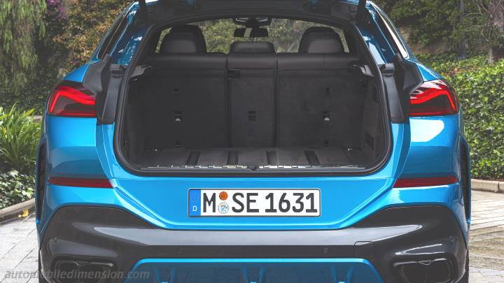 BMW X6 2023 boot space