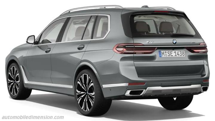 BMW X7 2023 boot space