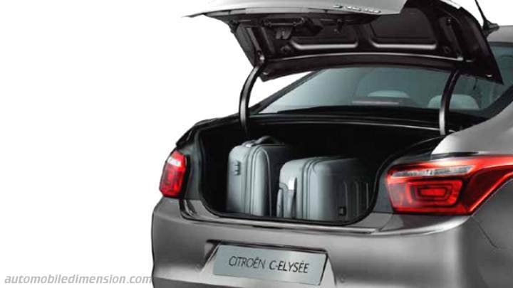 Citroen C-Elysee Dimensions, Boot Space And Interior