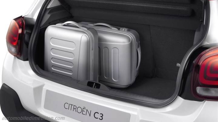 Citroen C3 2017 boot space