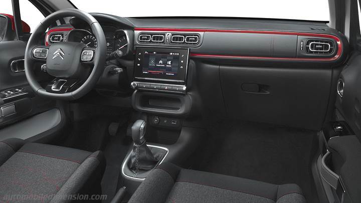 Citroen C3 2017 dashboard