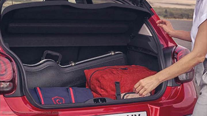 Citroen C3 2020 boot space