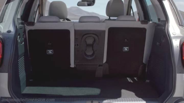 Citroen C3 Aircross 2018 boot space