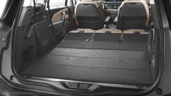 Citroen Grand C4 Picasso 2016 boot space