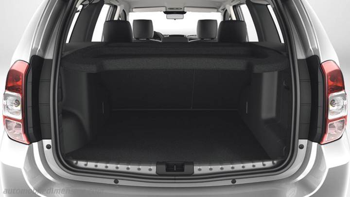 Dacia Duster 2013 boot space