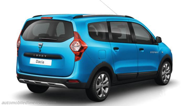 Dacia Lodgy Stepway 2015 Kofferraumvolumen