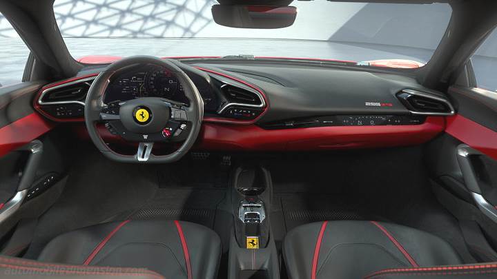 Ferrari 296 GTB 2022 instrumentbräda