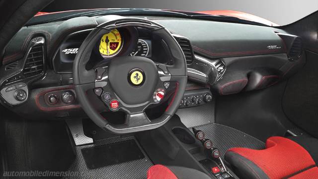 Ferrari 458 Speciale 2014 dashboard