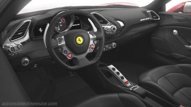 Ferrari 488 GTB 2015 instrumentbräda