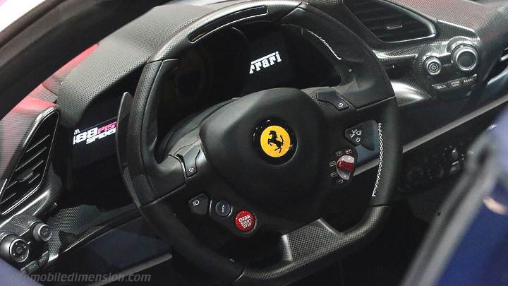 Ferrari 488 Pista Spider 2018 dashboard