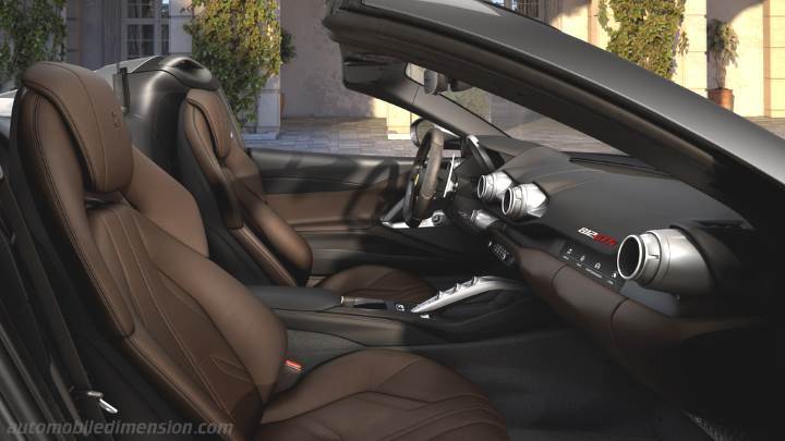 Intérieur Ferrari 812 GTS 2020