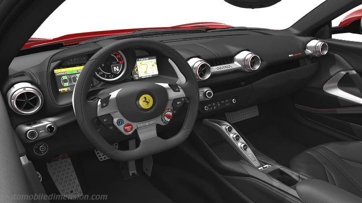 Ferrari 812 Superfast 2017 instrumentbräda