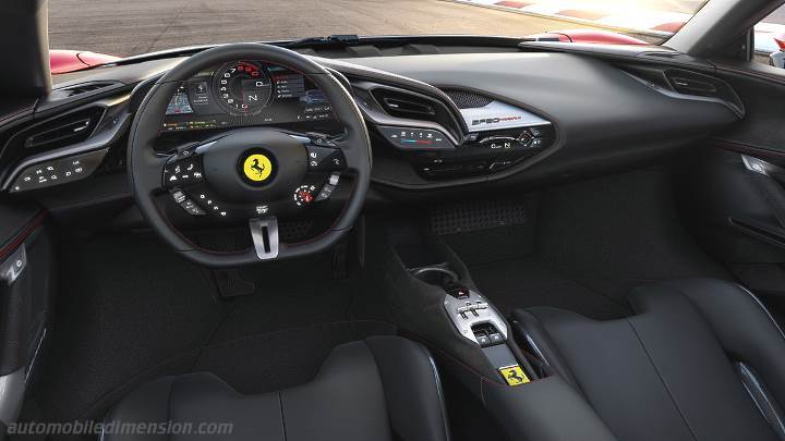 Ferrari SF90 Stradale 2020 instrumentbräda
