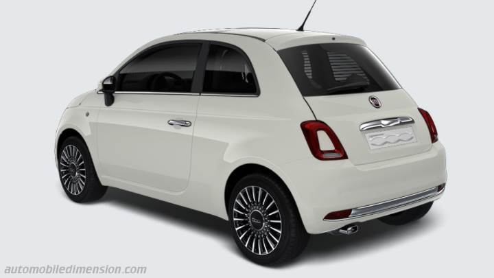 Fiat 500 2015 kofferbak