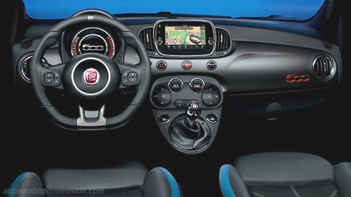 Fiat 500 2015 dashboard