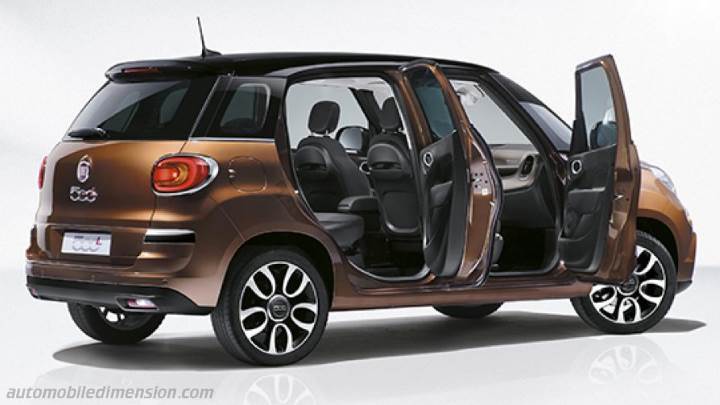 Fiat 500l 2017 Abmessungen Kofferraumvolumen Und Innenraum