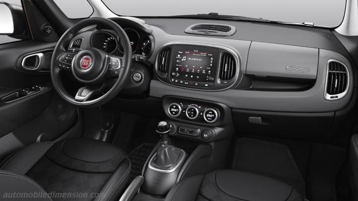 Fiat 500l 2017 Abmessungen Kofferraumvolumen Und Innenraum