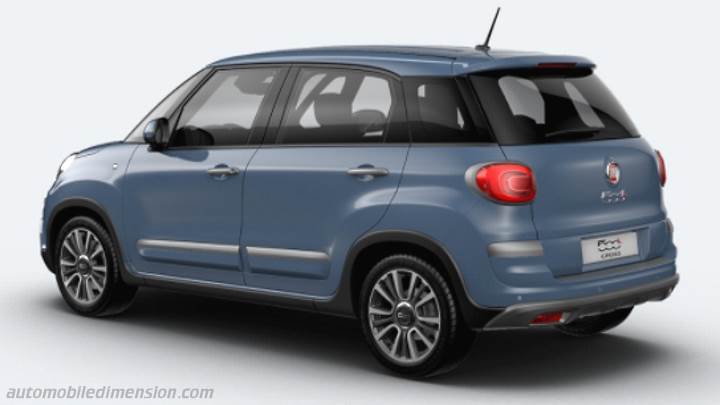 Fiat 500L Cross 2017 Kofferraumvolumen