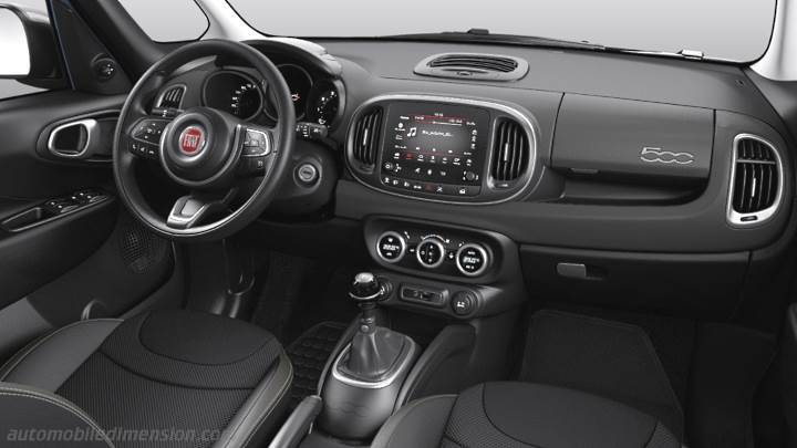 Fiat 500L Cross 2017 dashboard
