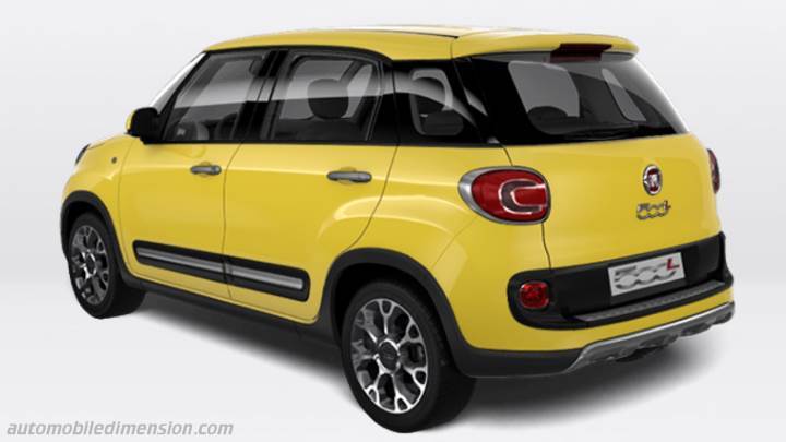 Fiat 500L Trekking 2013 boot space