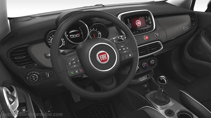 Fiat 500X 2015 dashboard