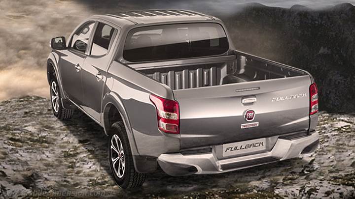 Fiat Fullback 2016 boot space