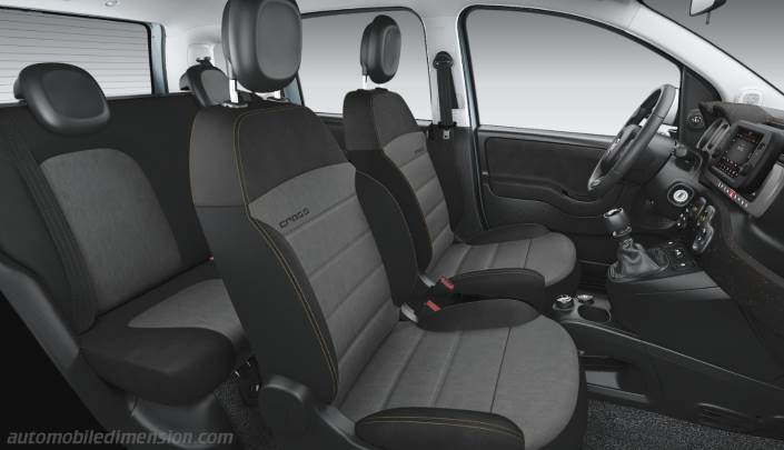 Fiat Panda Cross dimensions, boot space and electrification