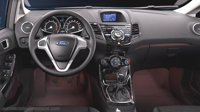 Ford Fiesta 2013 Dimensions Boot Space And Interior