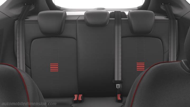 Ford Fiesta 2017 Dimensions Boot E