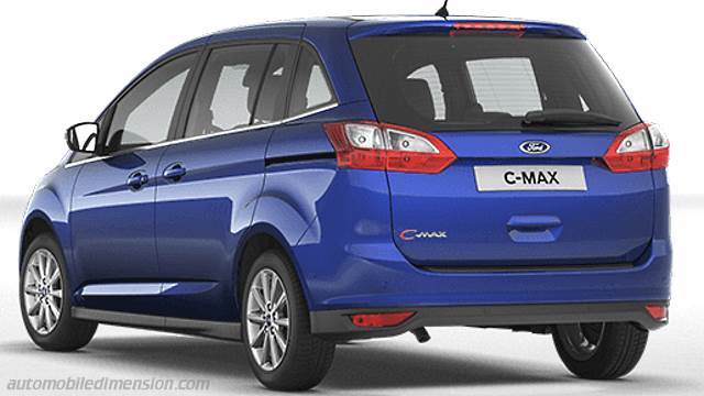 Ford Grand C Max Abmessungen Kofferraumvolumen Und Innenraum