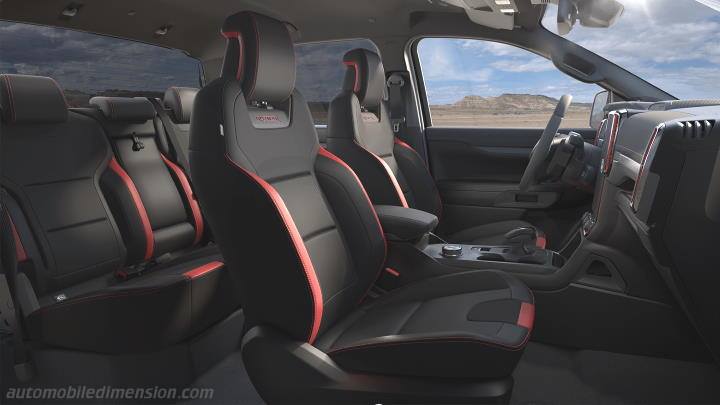 Intérieur Ford Ranger Raptor 2023