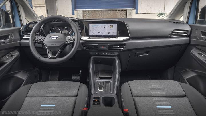 Dimension Ford Tourneo Connect, volume coffre et similaires