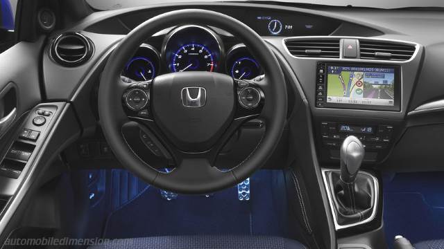 Tableau de bord Honda Civic 2015