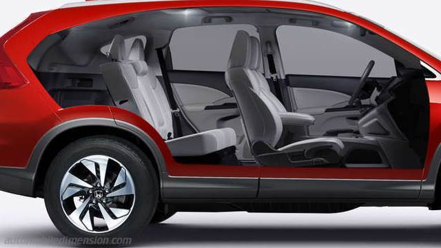 Honda Cr V 2015 Dimensions Boot Space And Interior