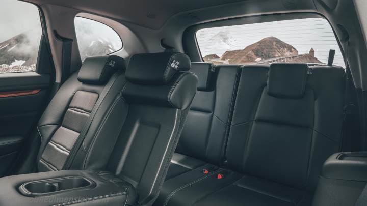 Honda Cr V Dimensions And Boot Space Hybrid Thermal - Honda Crv 2018 Back Seat Cover