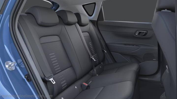 Cache-siège Pour Hyundai Bayon I 2021-2024 - 2 Pièces, Anti-chute D'objets, Rangement Pratique