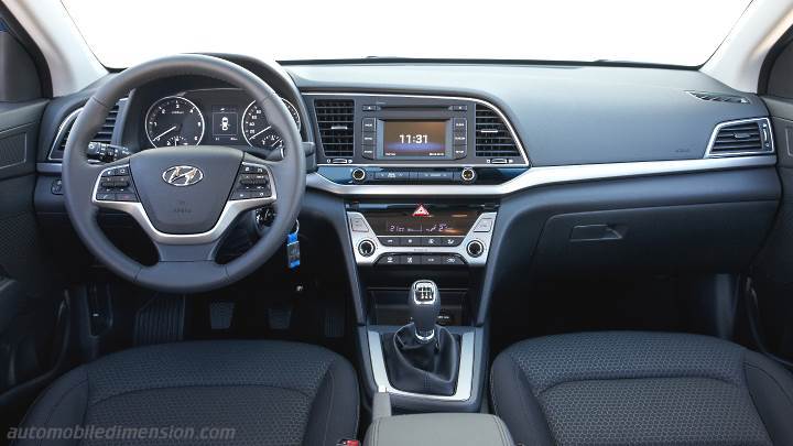 Hyundai Elantra 2016 Dimensions Boot Space And Interior