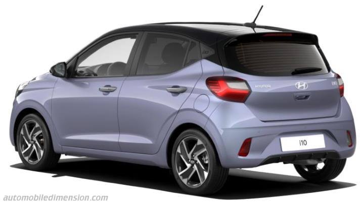 Hyundai i10 2023 Kofferraumvolumen