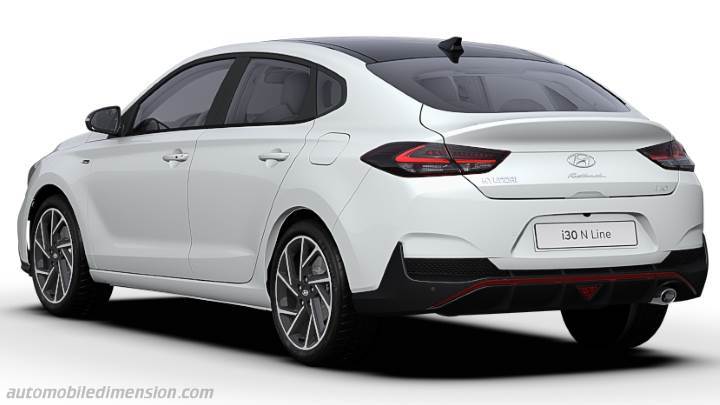 Hyundai i30 Fastback dimensions, boot space and electrification