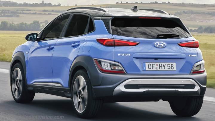 Hyundai Kona Abmessungen und Kofferraumvolumen