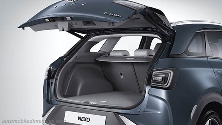 Hyundai Nexo 2018 boot space