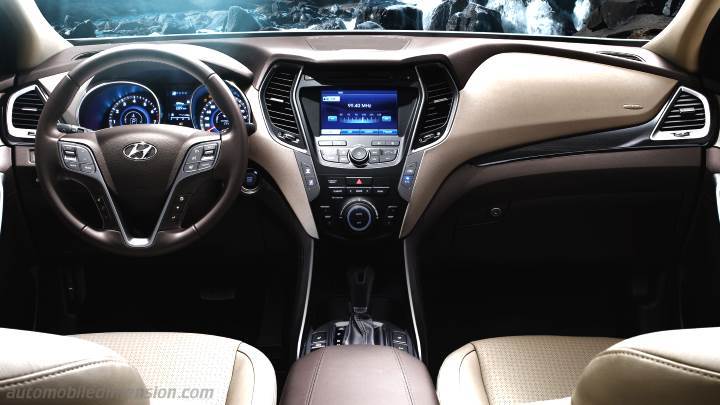 Hyundai Santa Fe 2013 dashboard