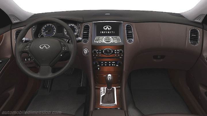 Infiniti Qx50 2009 Abmessungen Kofferraumvolumen Und Innenraum