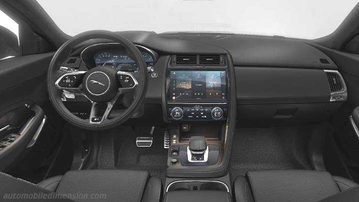 Jaguar E-PACE 2021 dashboard