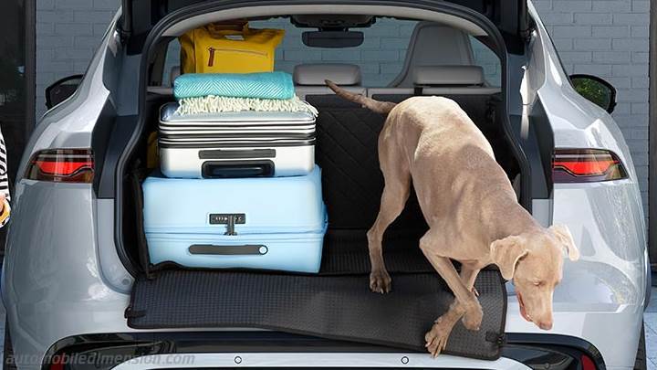 Jaguar F-PACE 2021 boot space