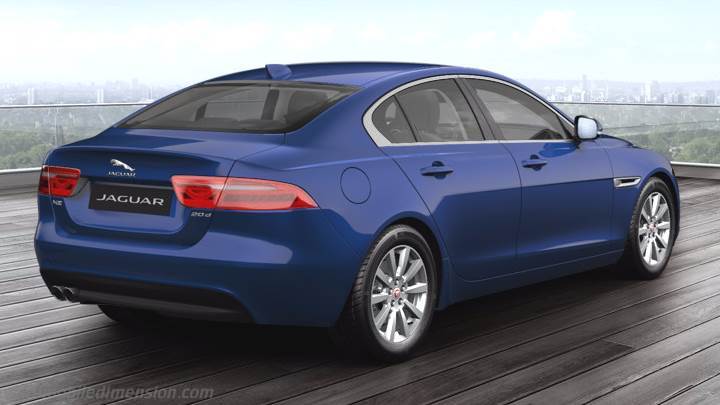 Jaguar Xe 2015 Abmessungen Kofferraumvolumen Und Innenraum