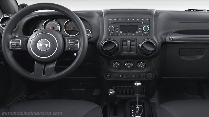 Jeep Wrangler 2011 dashboard