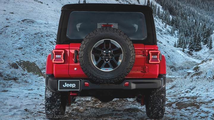 Jeep Wrangler 2019 boot space
