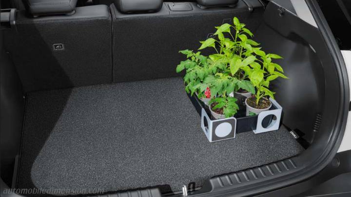 Volume coffre Kia Niro 2026